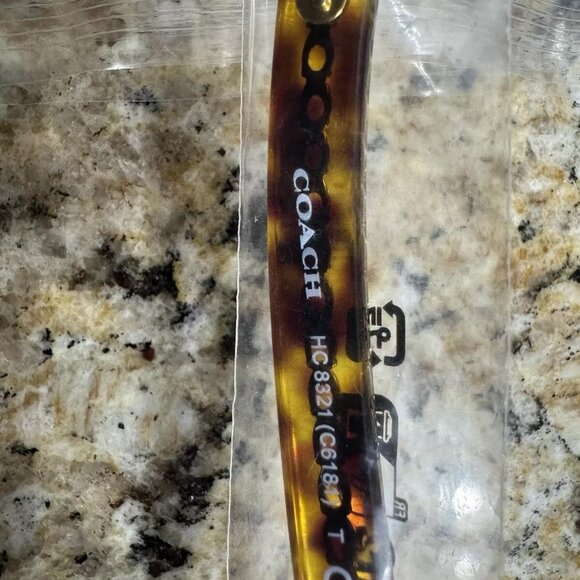 Coach HC8321 Dark Tortoise Sunglasses Brown Gradient Lens 55-18-140 - Picture 10 of 12